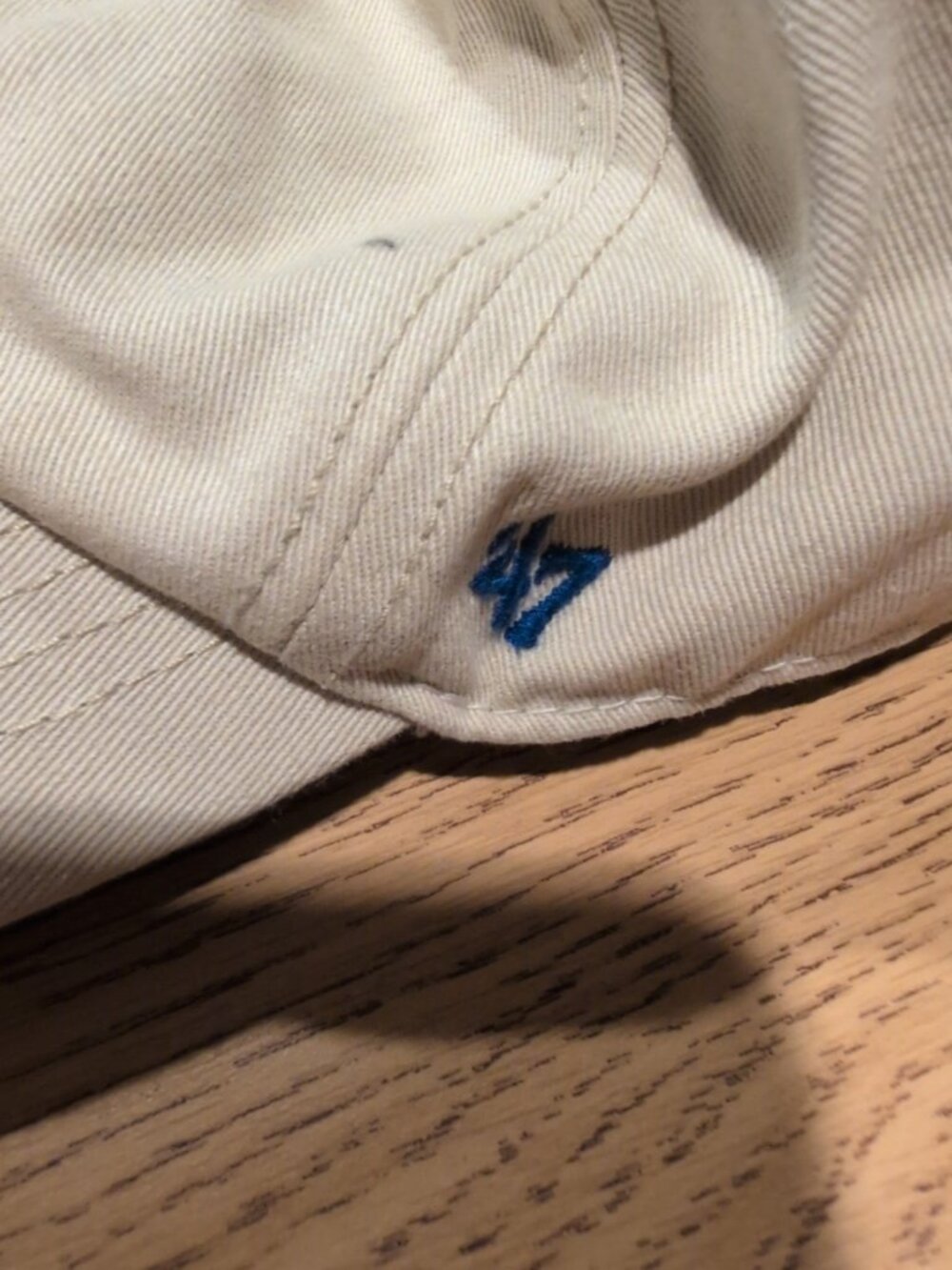'47 Hat Mens XL Beige Baseball Kansas City Royals Cap Blue - Picture 5 of 11